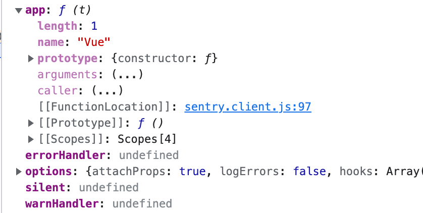 Vue attachErrorHandler app is not an instance · Issue #7281 · getsentry ...