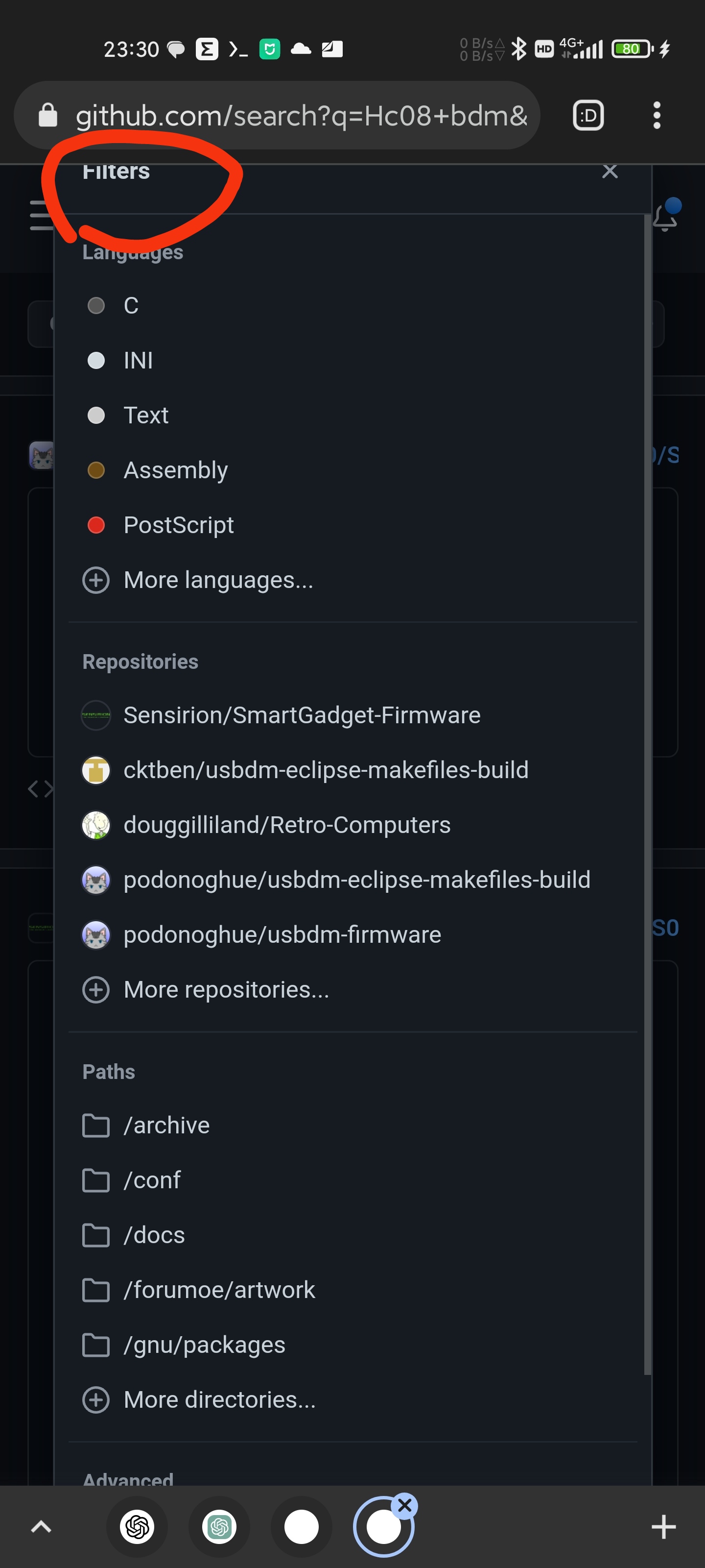 Code search on mobile bugs and feedback · community · Discussion #46794 ...