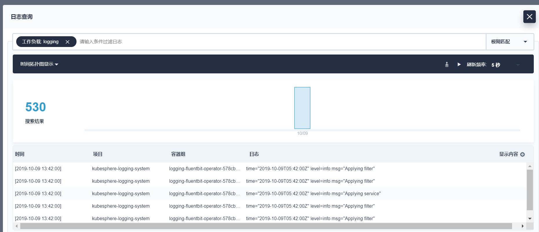 log query bug · Issue #883 · kubesphere/kubesphere · GitHub