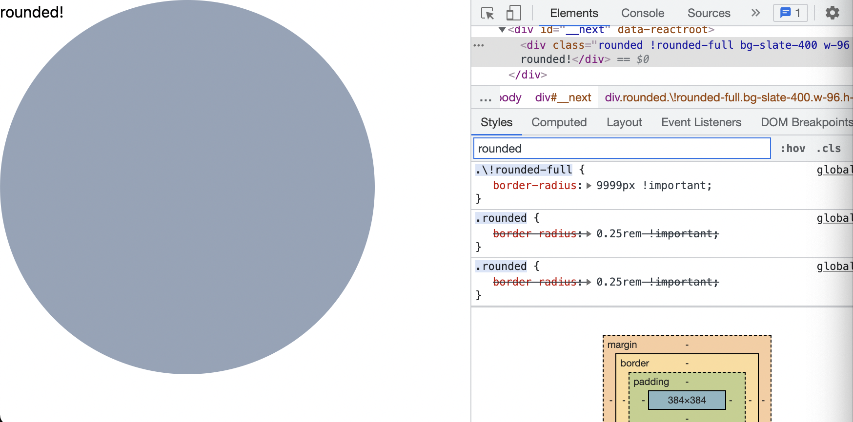 Rule ordering is nondeterministic in development server with `important ...