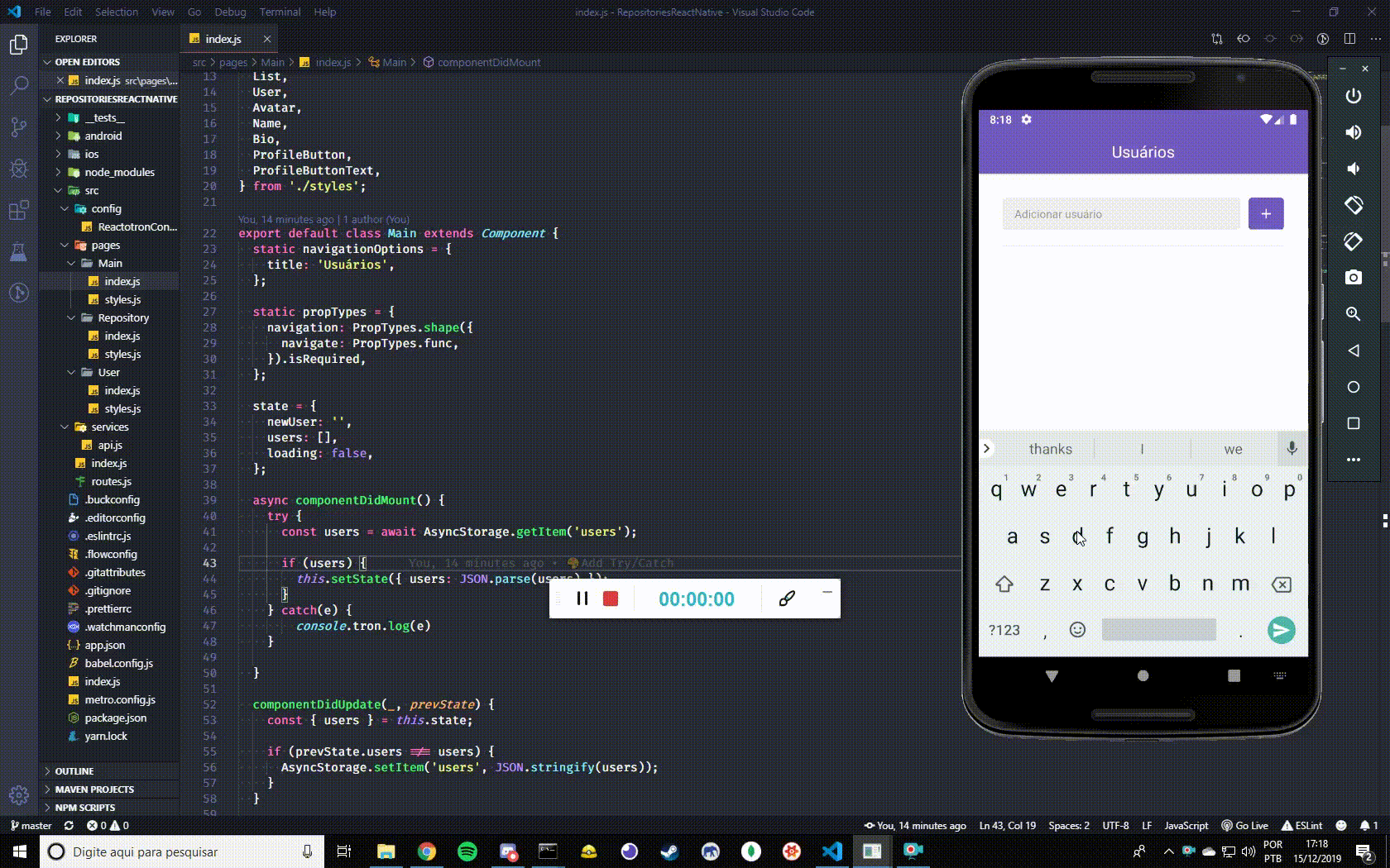 GitHub - YuriDSMenezes/RepositoriesReactNative