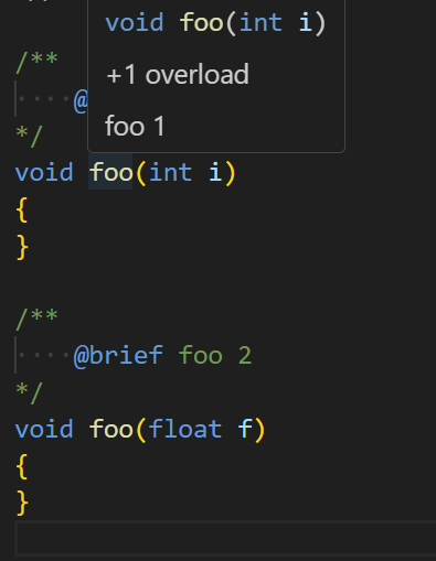 No doc comment on function overloads · Issue #11071 · microsoft/vscode ...
