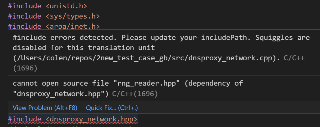Intellisense "Error squiggles" mark in red namespace symbols wrongly ...