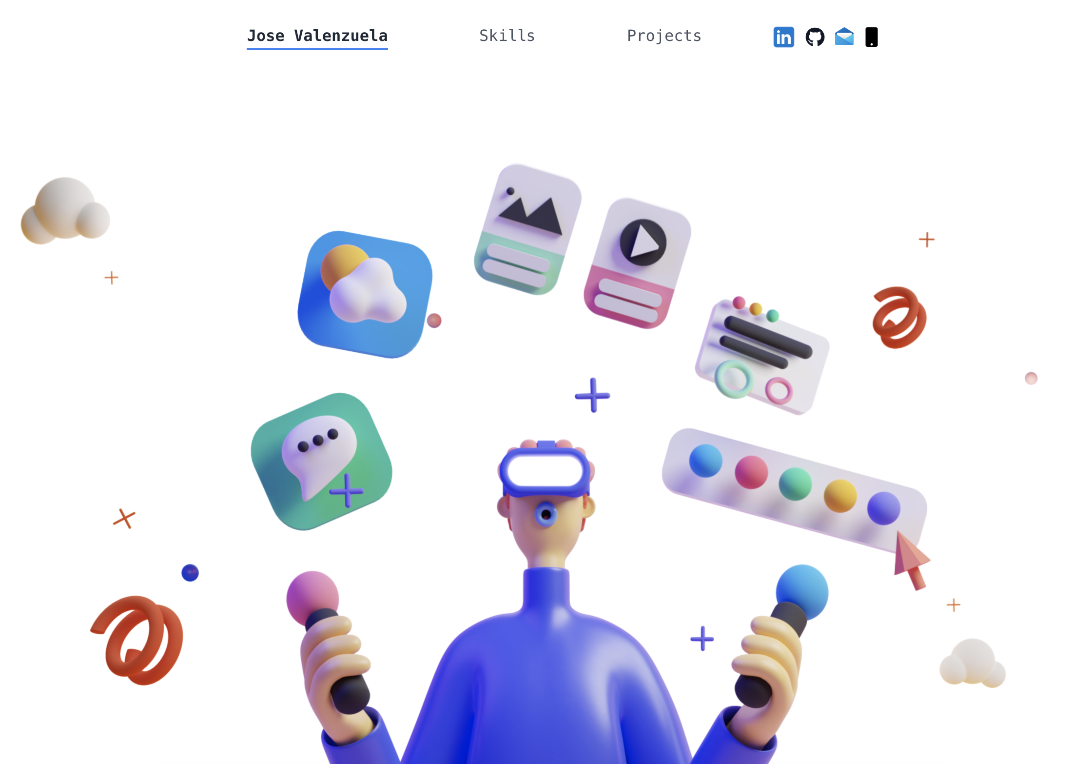 GitHub - jmvr37/Personal-Website: Personal Website using React Js ...