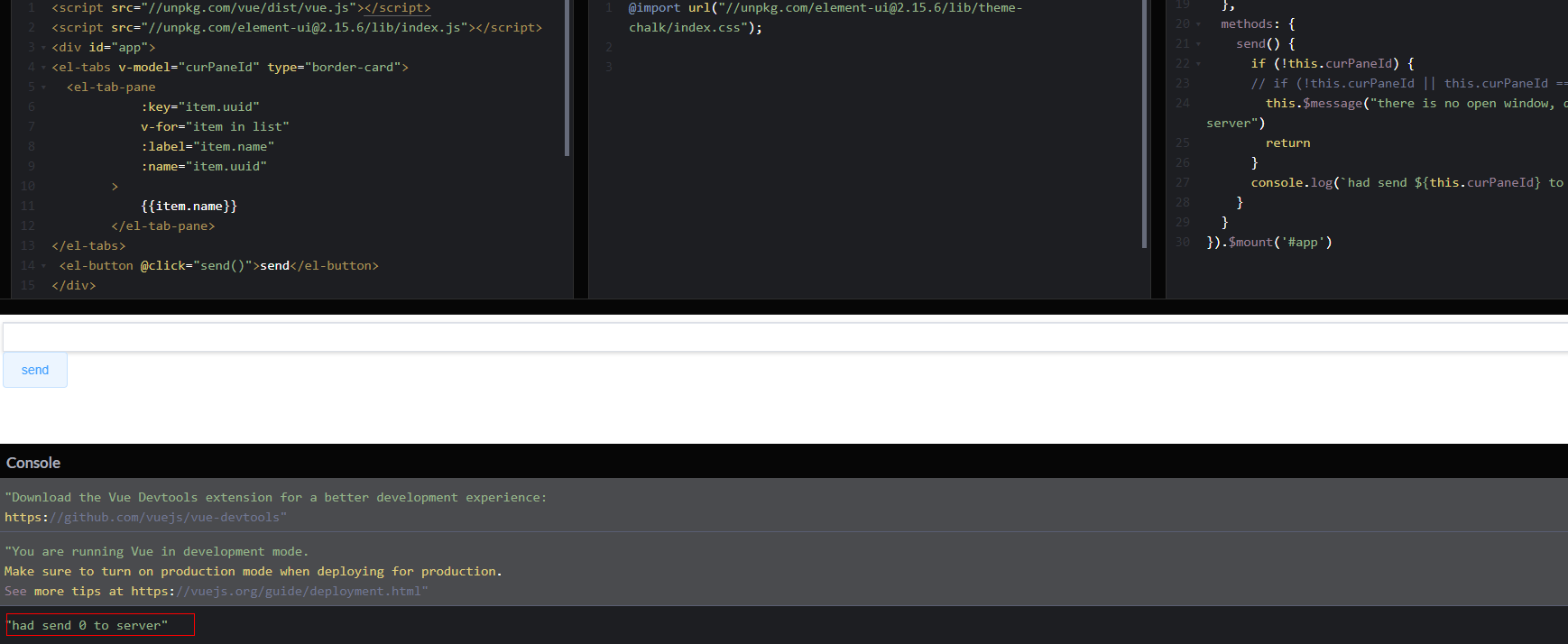 [Bug Report] el-tabs components default-value will be modified to '0 ...