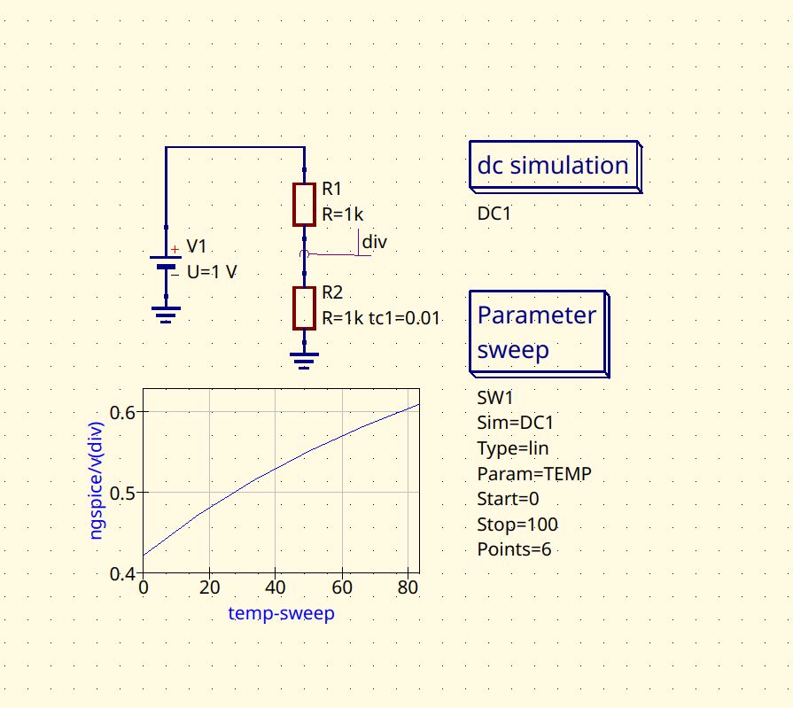 QucsS not passing Resistor Tc1 or Tc2 to ngspice · Issue 193 · ra3xdh