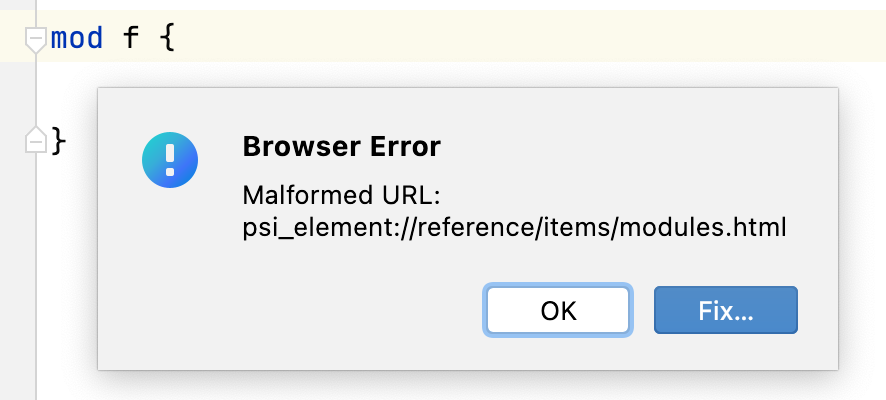 Malformed url when trying to navigate to the documentation · Issue ...