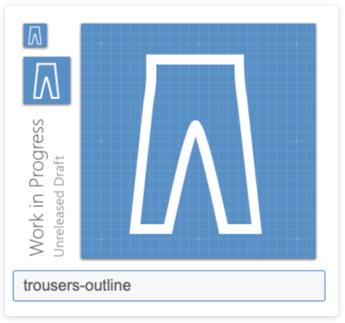 trousers-outline