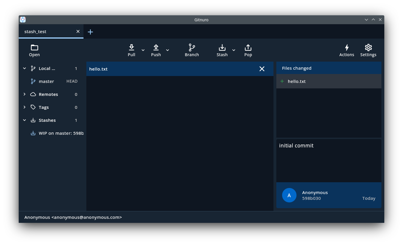 Untracked files in stashes are not shown · Issue 88 · JetpackDuba/Gitnuro · GitHub