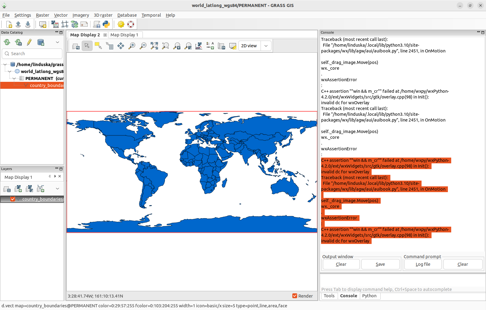 wxGUI: Dragging AuiNotebook page raises error [Bug] · Issue #2671 ...
