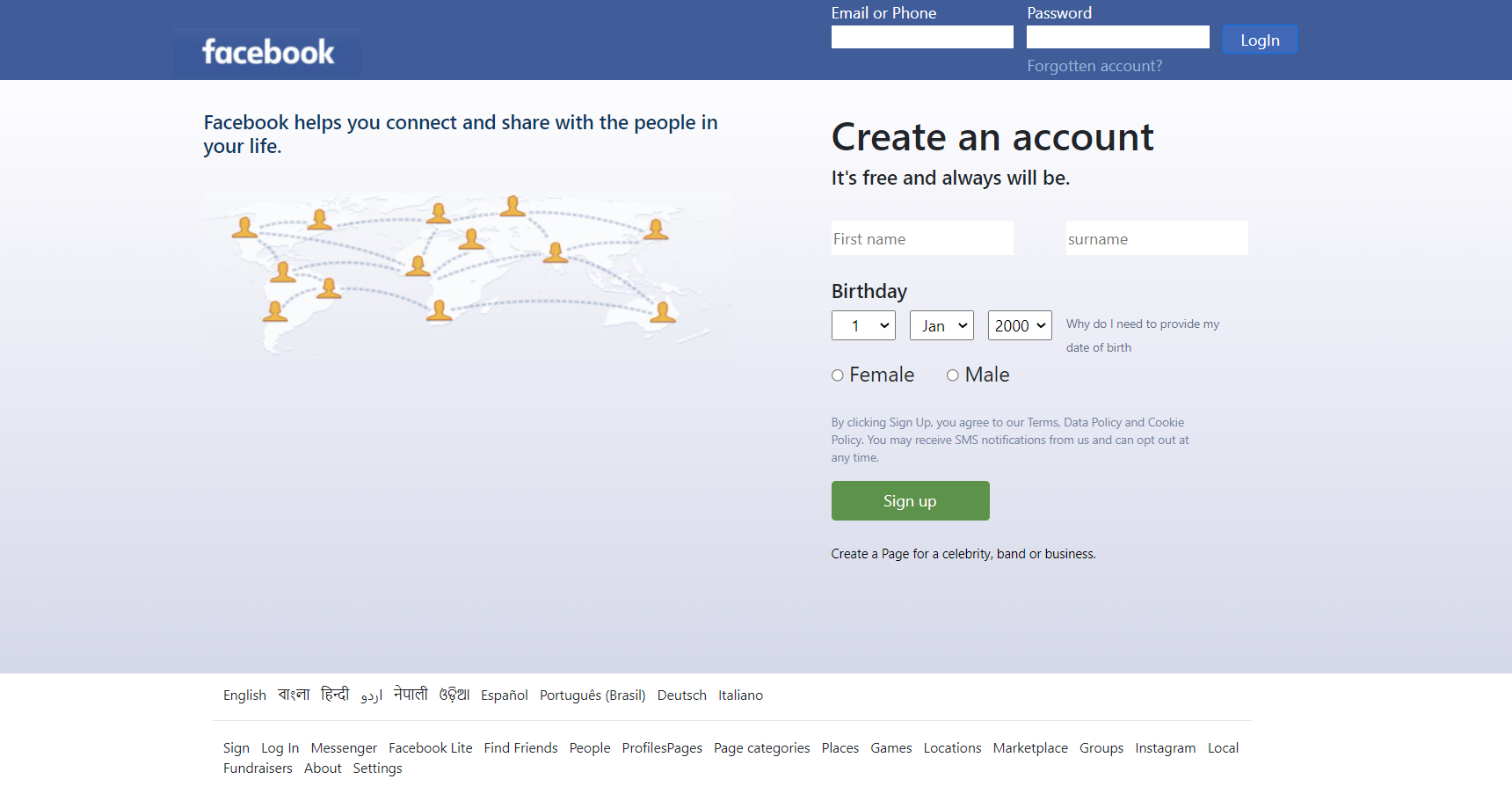 GitHub rakesh87550/facebookloginpage Facebook login page with HTML