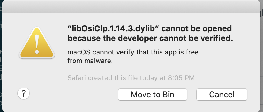 Mac OS security issue · Issue #1965 · google/or-tools · GitHub