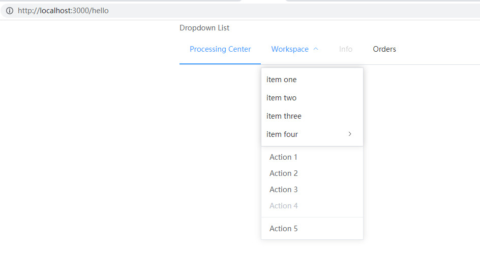 [Component] [menu, dropdown] menu和dropdown 同时使用在服务端渲染疑似有问题 / There ...