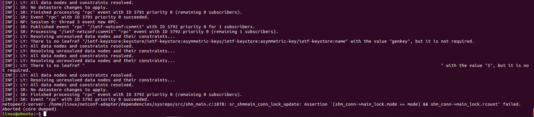 Core dumped during simultaneous requests · Issue #613 · CESNET ...