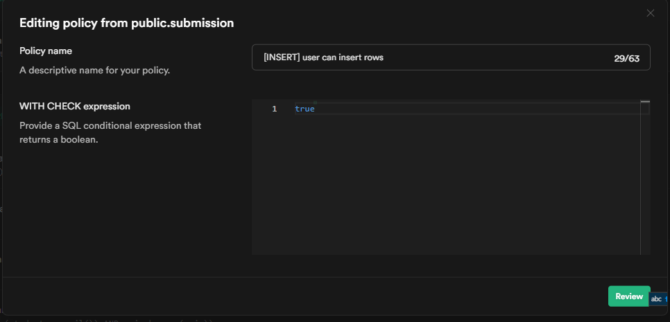 Empty USING clause when editing INSERT RLS policy · Issue #2087 ...