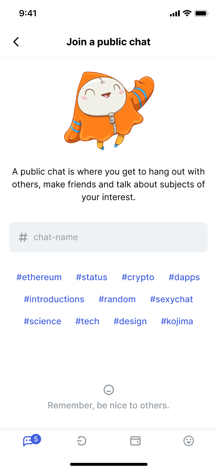 Home Tab -_ Join Public Chat