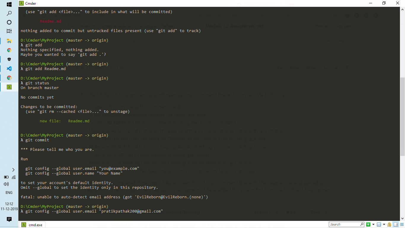 Module 1.2 Assignment · Issue #2 · Campus-Advisors/campus-advisor ...