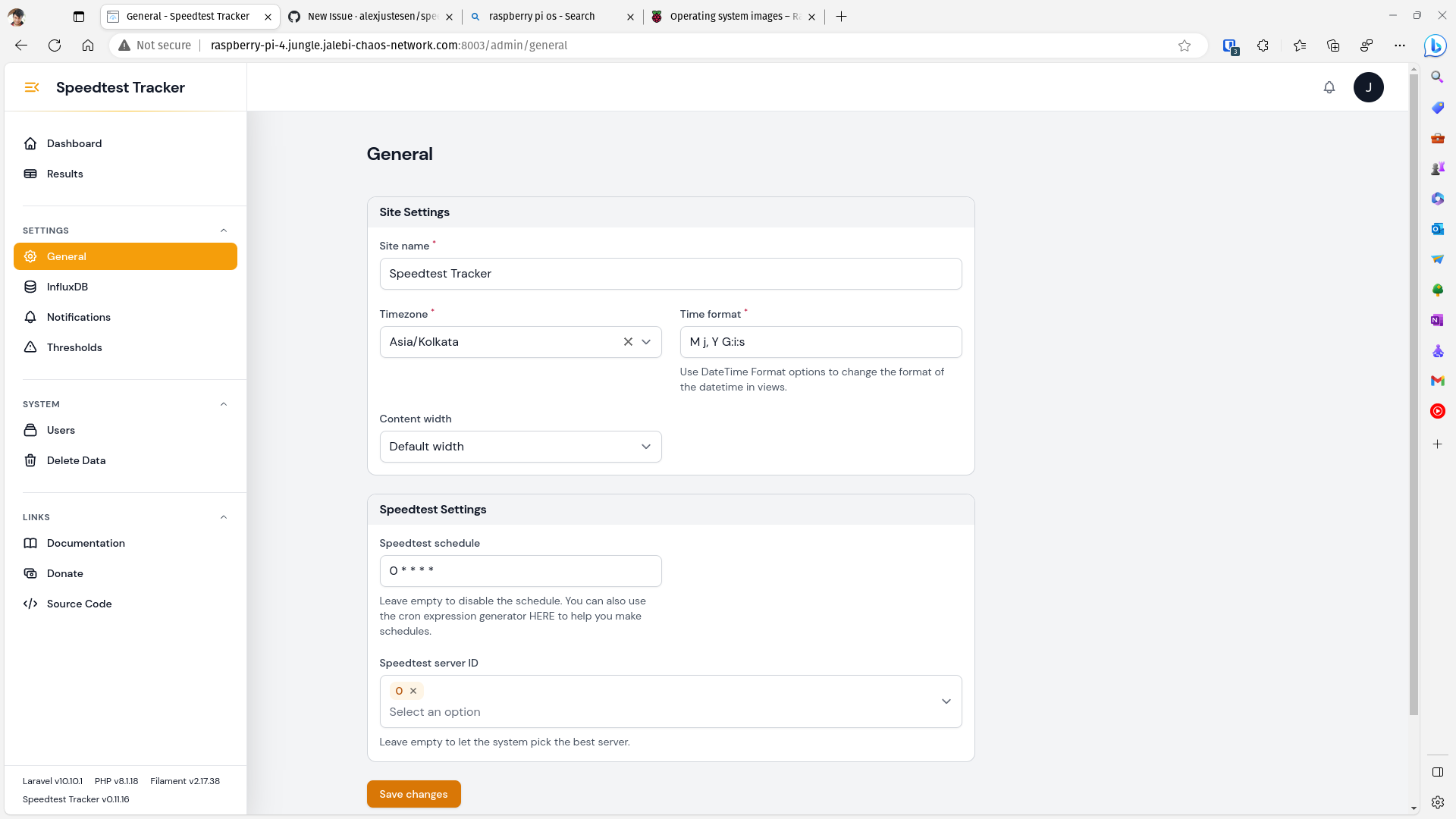 Allow custom server ID · Issue 605 · alexjustesen/speedtesttracker
