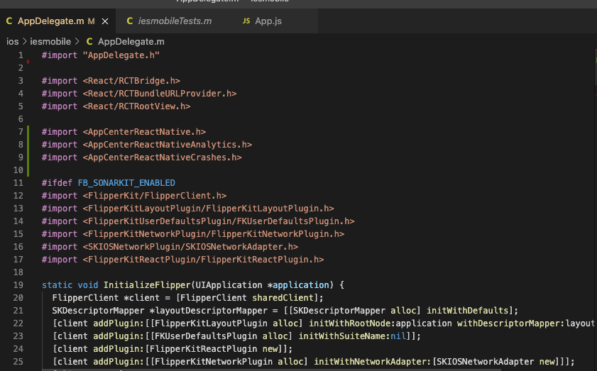 How to add appcenter to ios ? keeps failing, ios newbie. · Issue #958 ...