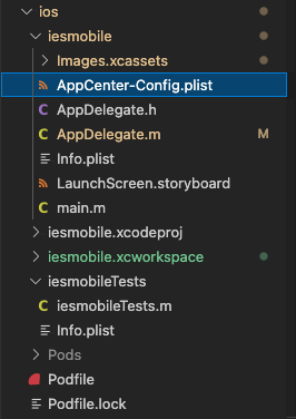 How to add appcenter to ios ? keeps failing, ios newbie. · Issue #958 ...