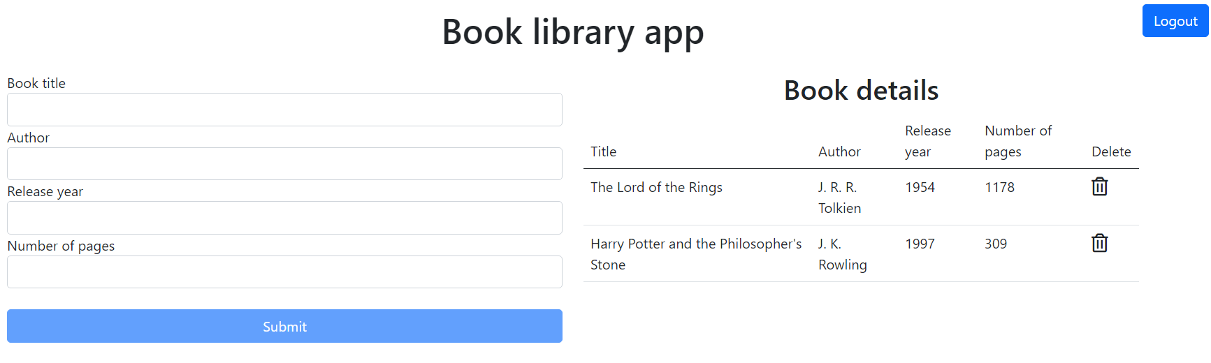 github bookmapapi Images High Quality Grahic GitHub - AdamWroblewski/BookLibraryApp