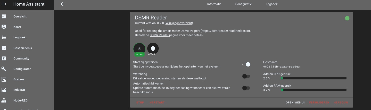Dsmr addon voor home assistant: geen updates? · Issue #1353 ...