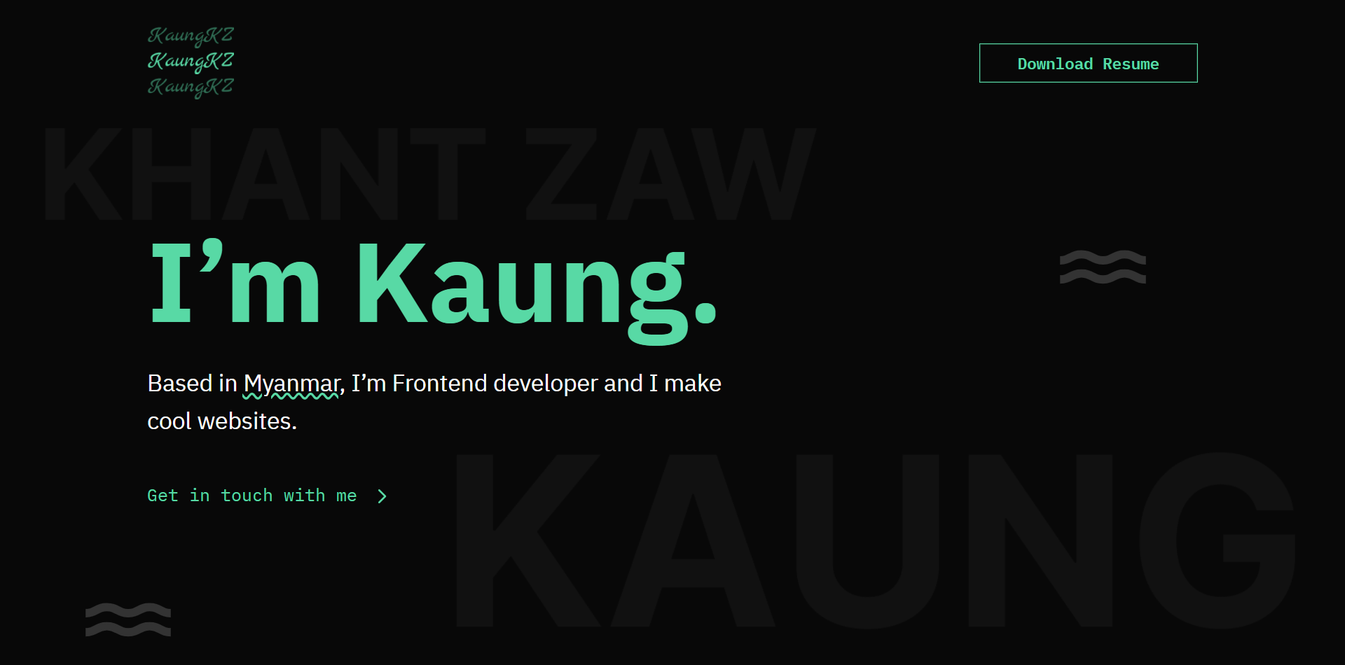 GitHub - KaungKZ/Portfolio: Portfolio · GitHub