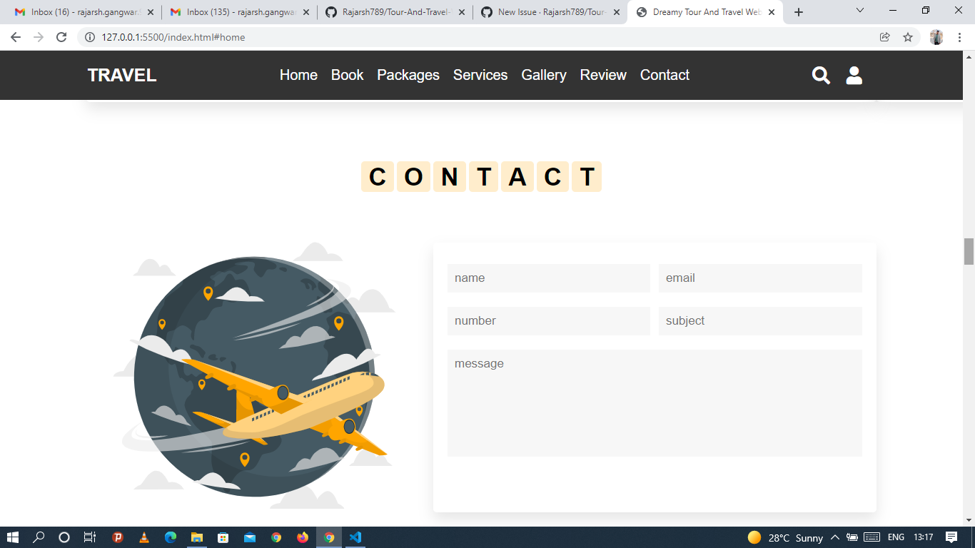 GitHub - Rajarsh789/Tour-And-Travel-Website