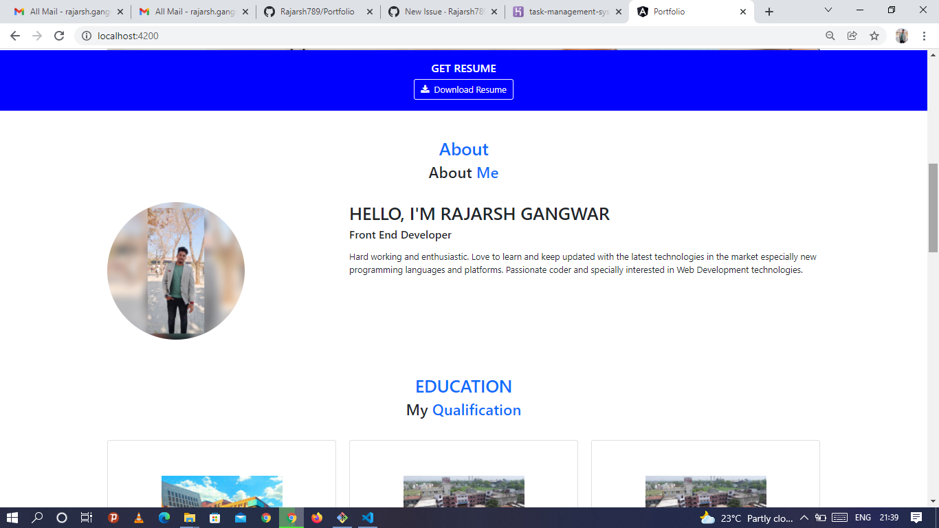 GitHub - Rajarsh789/Portfolio