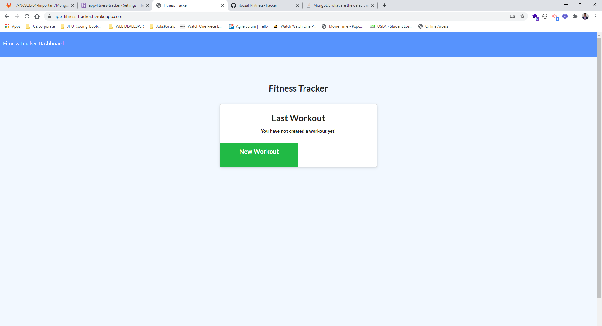 GitHub - rbozal1/Fitness-Tracker