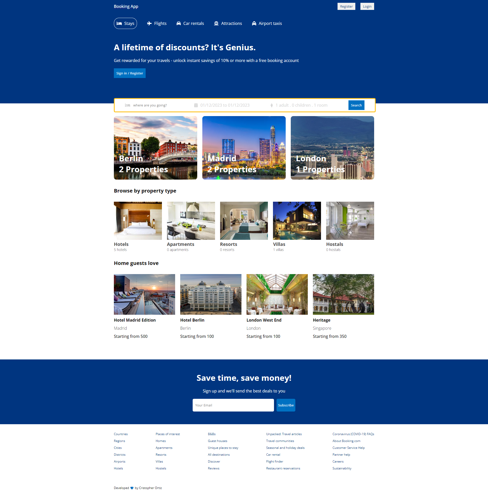 GitHub - Cristopxer/bookingAppClient