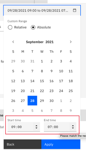[DateTimePicker] User should not be allowed to select a start date ...