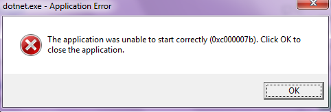 .NET SDK problem (0xc000007b) · Issue #2561 · dotnet/core · GitHub