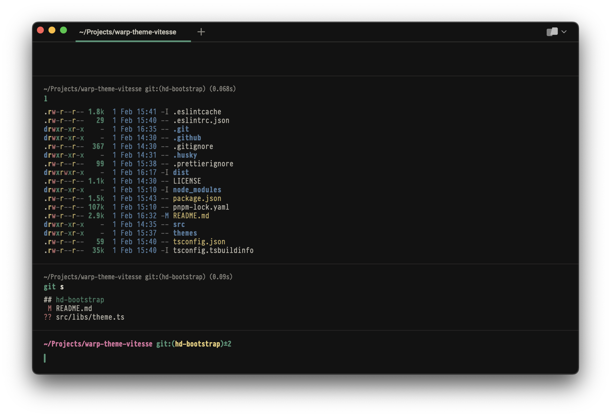 GitHub - HiDeoo/warp-theme-vitesse: A set of Warp themes based on the ...