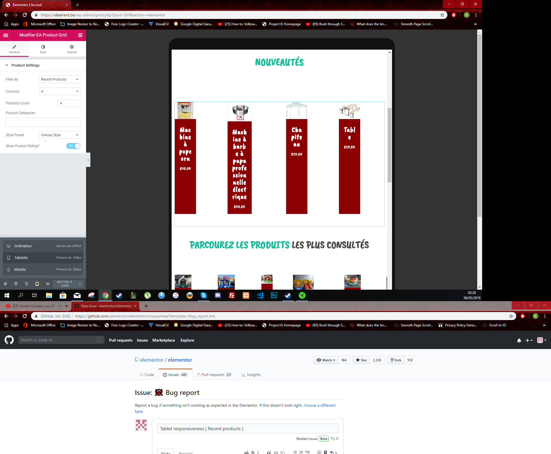 Tablet responsiveness (products columns) · Issue #8046 · elementor ...