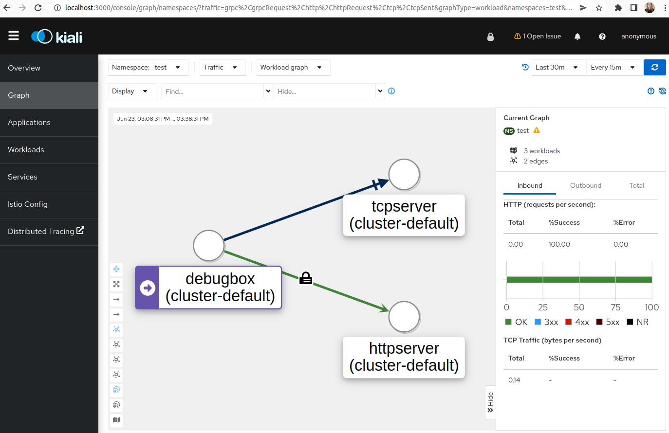 mTLS TCP traffic not showing lock icon · Issue #5240 · kiali/kiali · GitHub