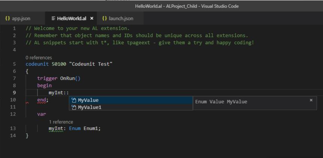 ENUM multiple dependencies · Issue #4879 · microsoft/AL · GitHub