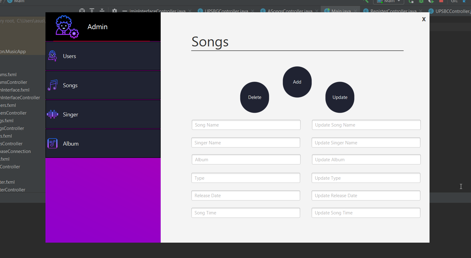 GitHub - mmyildizs/Mirhat-Music-App: Spotify style application made ...