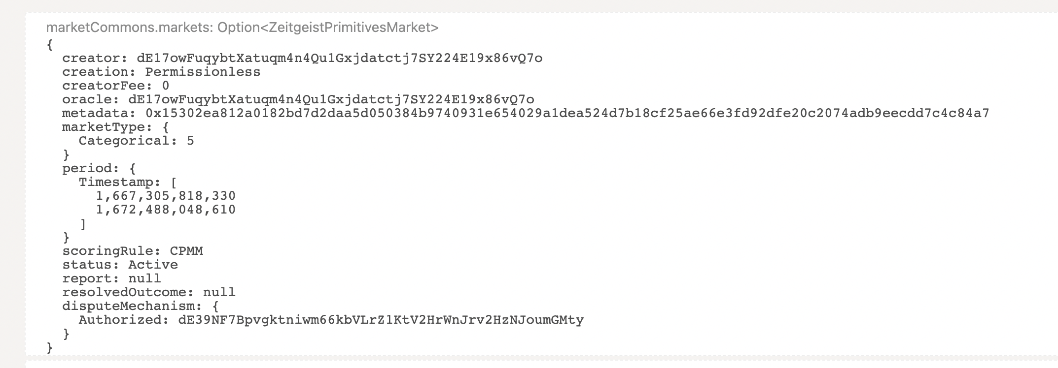 Market Address issues · Issue #381 · zeitgeistpm/ui · GitHub