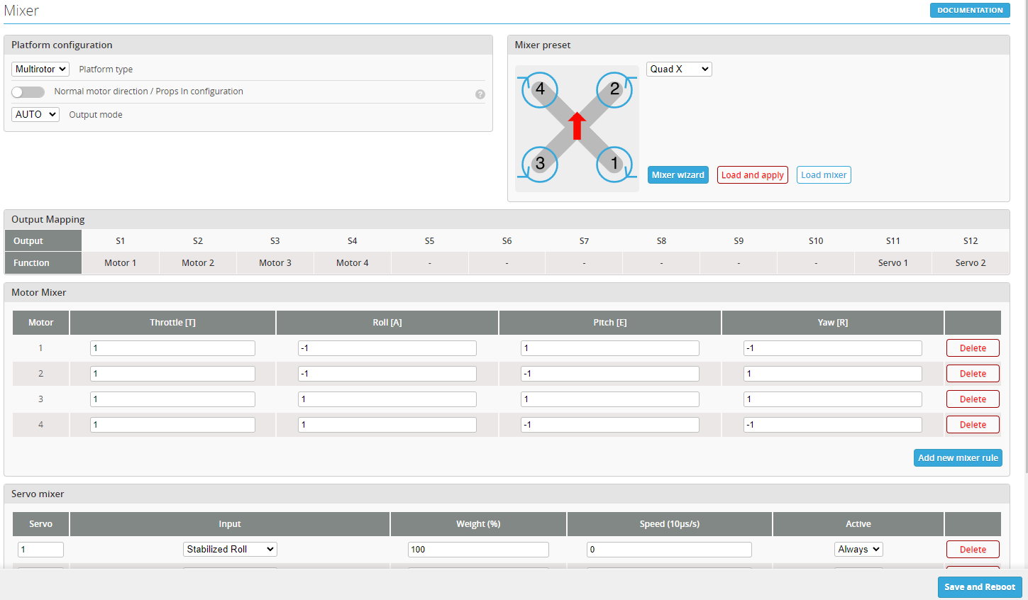 Servo Ouput Mapping · Issue 9306 · iNavFlight/inav · GitHub