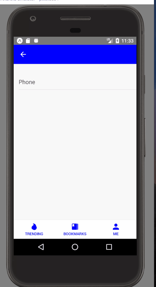 Keyboard hides on input when using animated container · Issue 1344