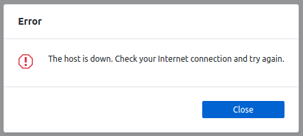 Provide a better error message and give users the option to retry a ...