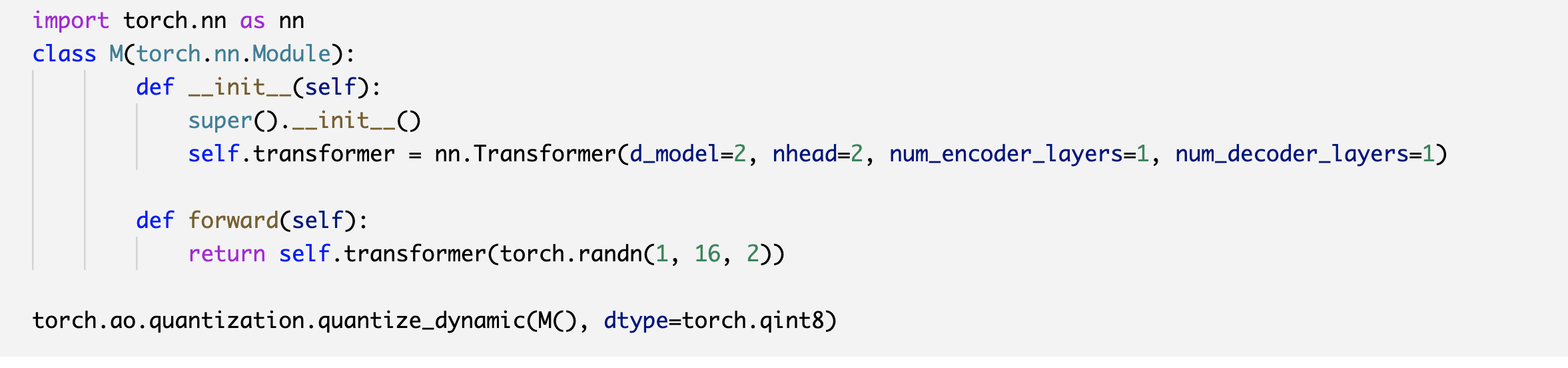 Quantization issue in transformers · Issue #82443 · pytorch/pytorch ...
