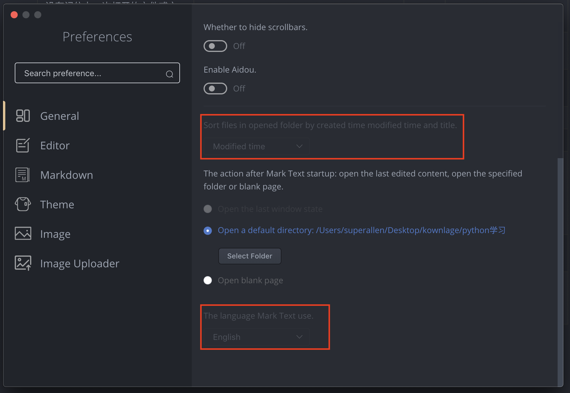 Two settings still enable · Issue #1203 · marktext/marktext · GitHub