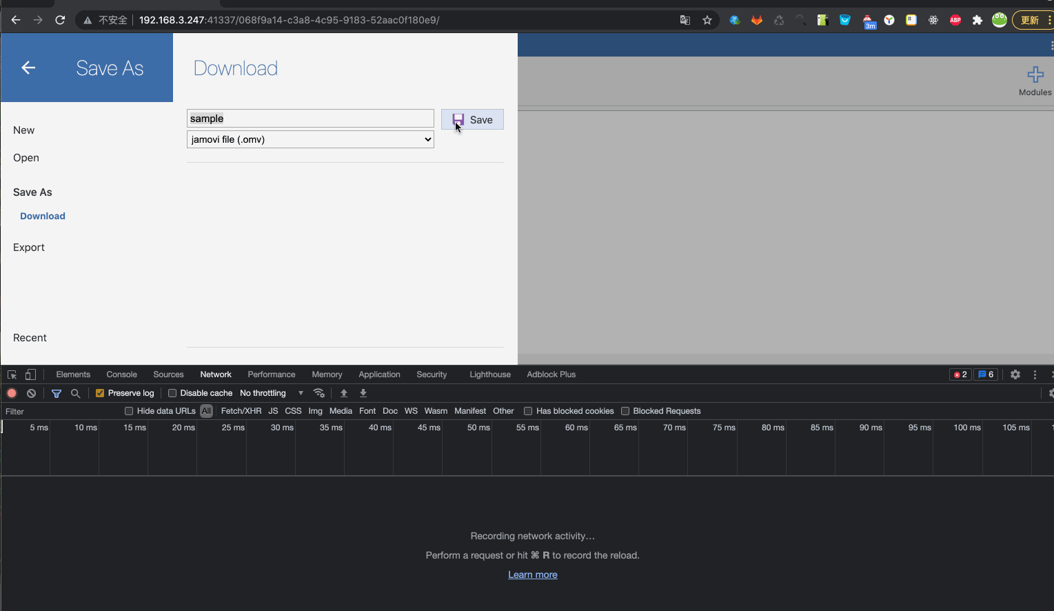 Can not download the file · Issue 1089 · jamovi/jamovi · GitHub