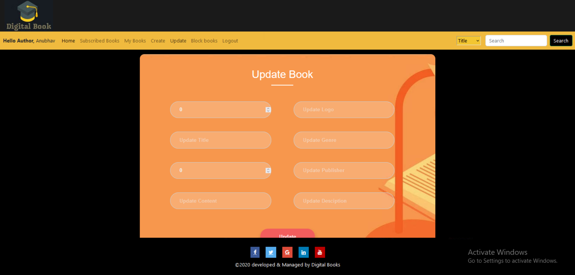Github rishabhkumr digitalbook frontend developed in angular and