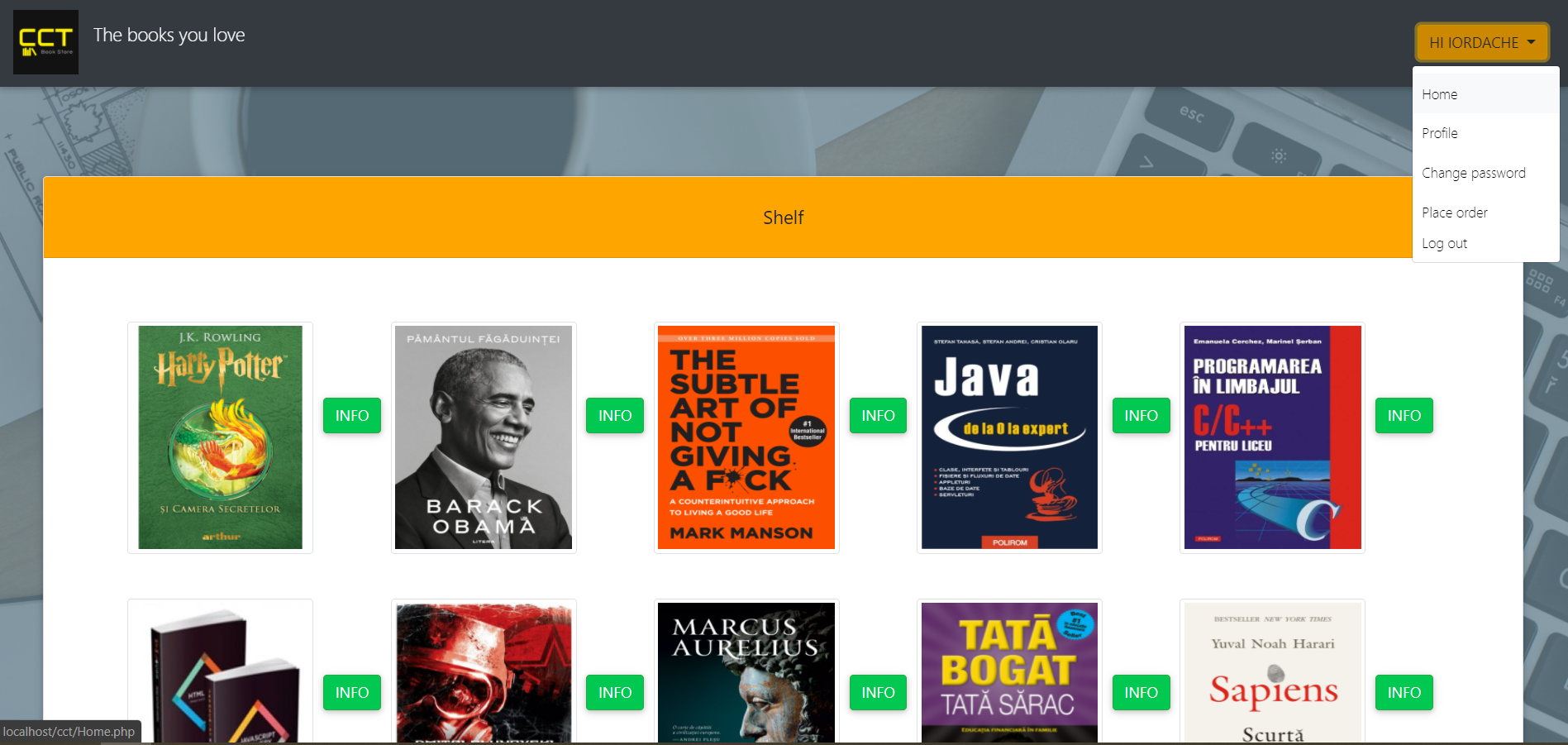 GitHub IordacheDario99/CCTBookStore