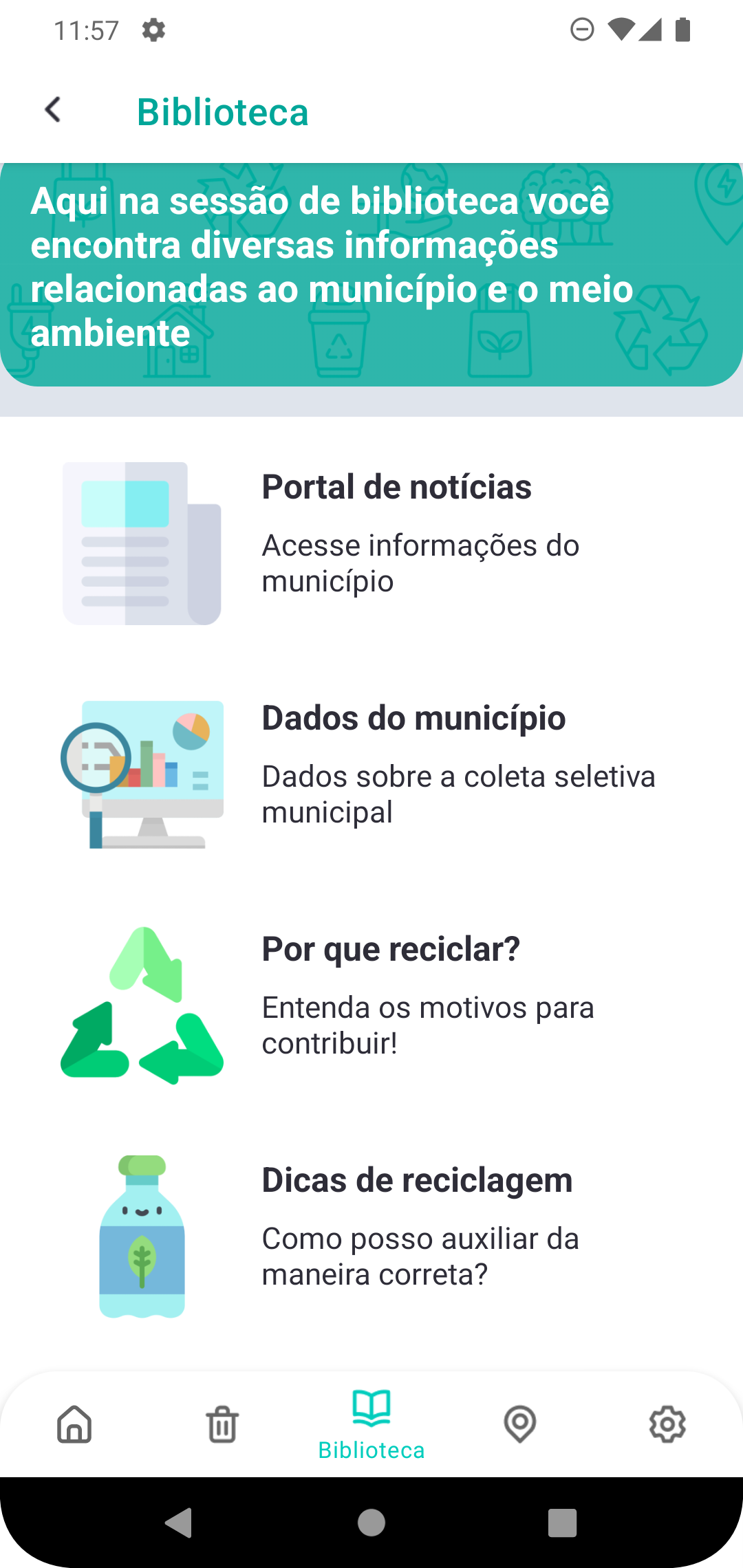 Razões para reciclar