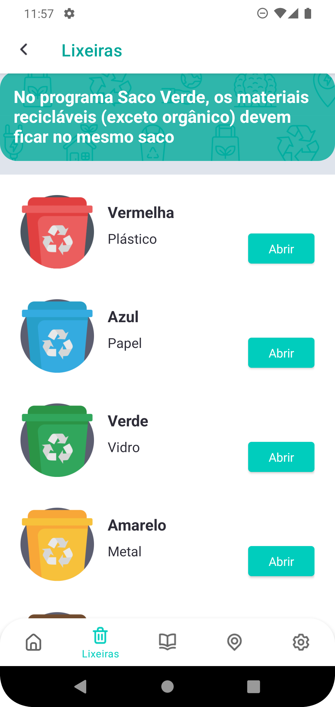 Dicas de reciclagem