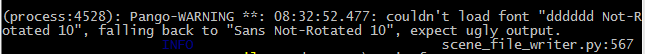 PangoText should issue a warning if the font is not found · Issue #757 ...
